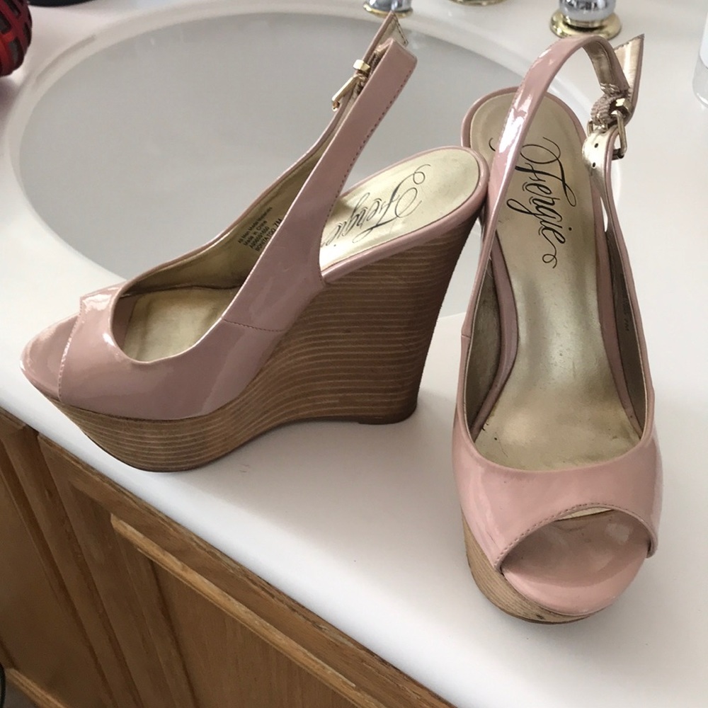 Tall wedge sandals